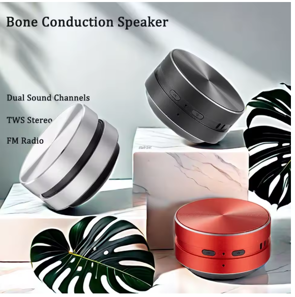 VibePod™ – Mini Bluetooth Bone Conduction Speaker That Turns Any Surface Into a Loudspeaker
