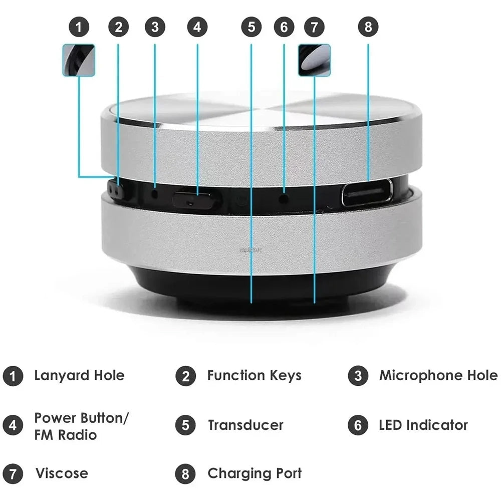 VibePod™ – Mini Bluetooth Bone Conduction Speaker That Turns Any Surface Into a Loudspeaker